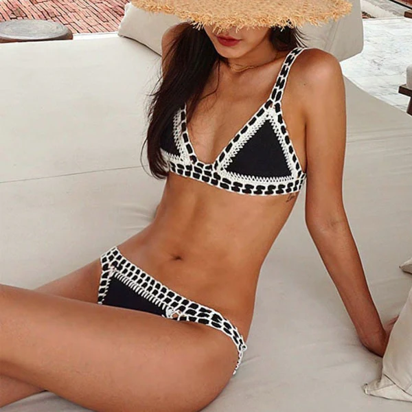 Nikky Crochet Trim Bikini - Image 19
