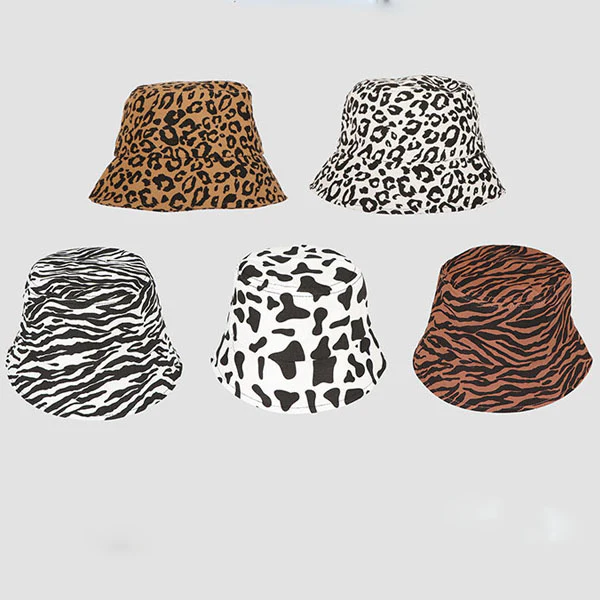 Nora Animal Print Summer Bucket Hat - Image 2