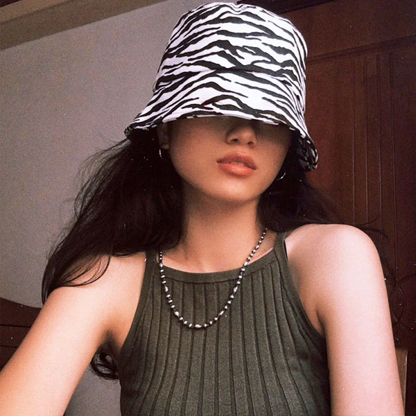 Nora Animal Print Summer Bucket Hat - Image 3