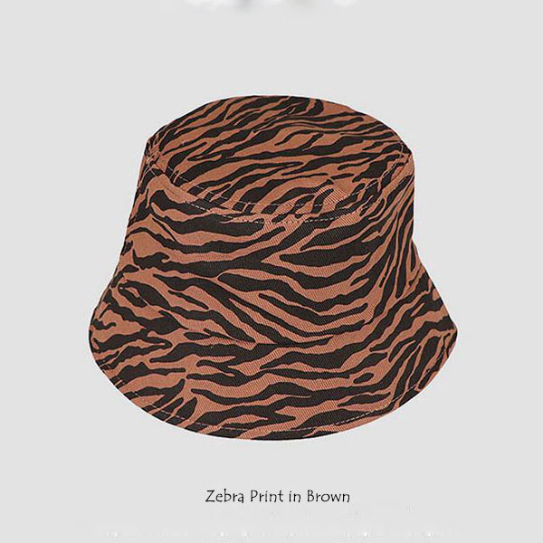 Nora Animal Print Summer Bucket Hat - Image 8