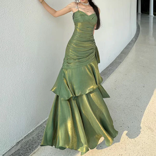 Pamela Enchanting Ruffled Tiered Maxi Dress - Image 6