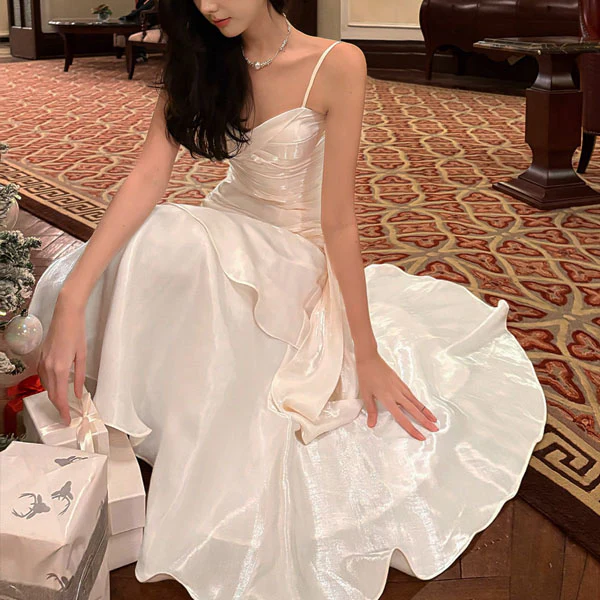 Pamela Pearl Ivory Enchanting Ruffled Tiered Maxi Dress - Image 2