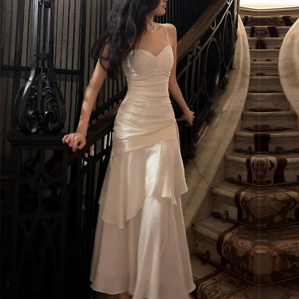 Pamela Pearl Ivory Enchanting Ruffled Tiered Maxi Dress - Image 4