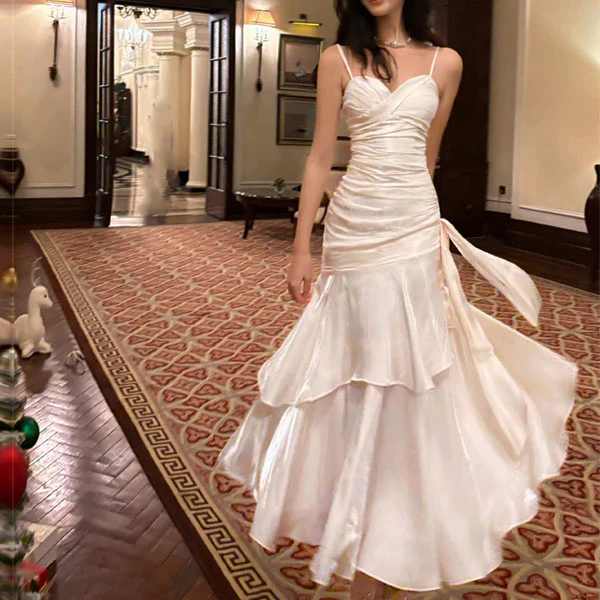 Pamela Pearl Ivory Enchanting Ruffled Tiered Maxi Dress - Image 5