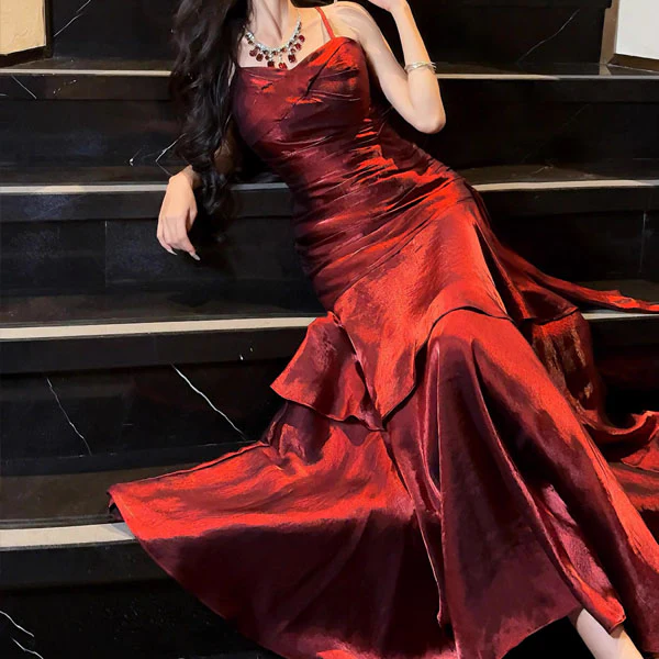 Pamela Enchanting Ruffled Tiered Maxi Dress - Image 16
