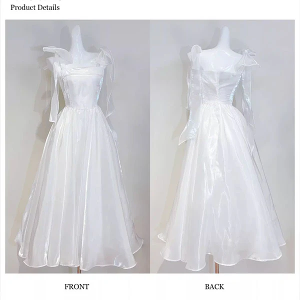 Pearline Elegant Lluminous Square Neckline Evening Dress - Image 8
