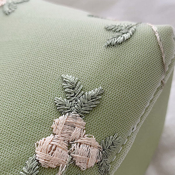 Rae Floral Embroidery Bucket Handbag - Image 9