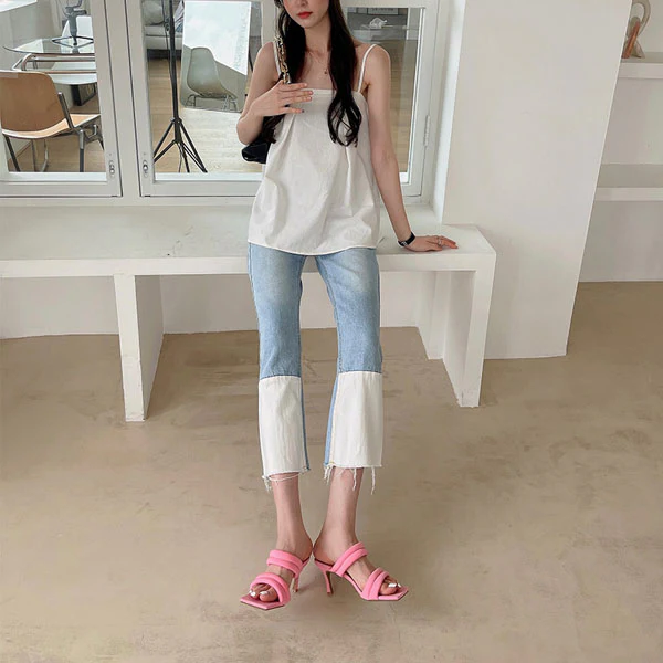 Reiko Double Strap Heel Sandals - Image 10