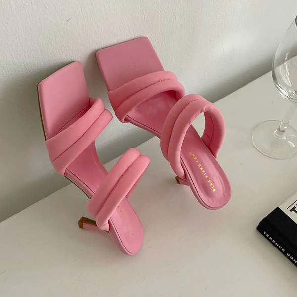 Reiko Double Strap Heel Sandals - Image 12