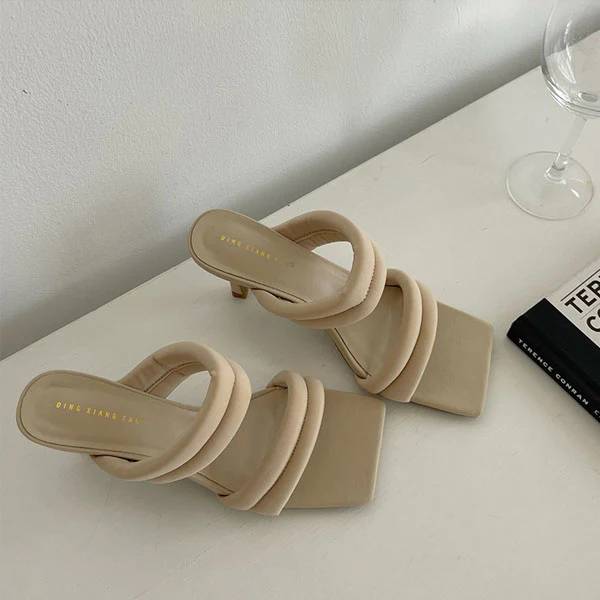 Reiko Double Strap Heel Sandals - Image 17