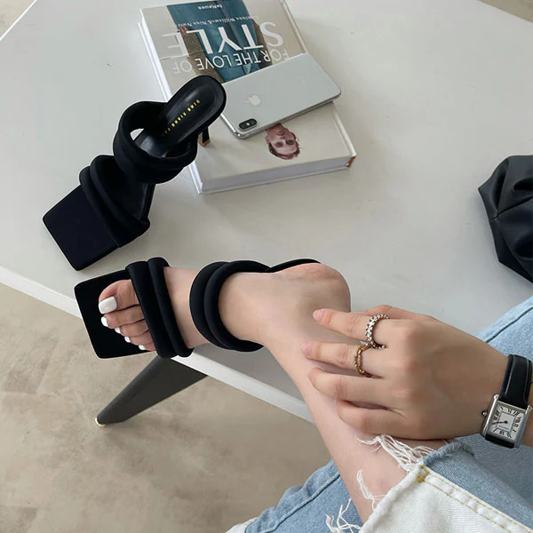 Reiko Double Strap Heel Sandals - Image 18