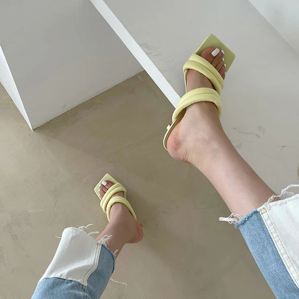 Reiko Double Strap Heel Sandals - Image 3