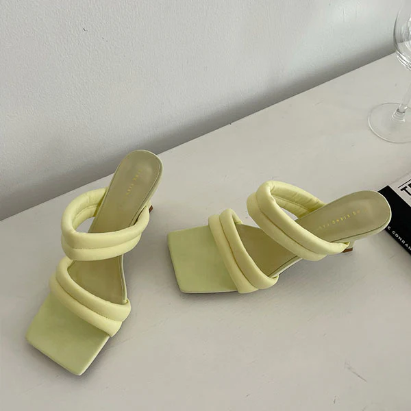 Reiko Double Strap Heel Sandals - Image 4