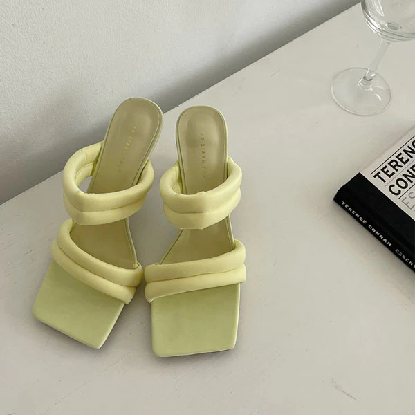 Reiko Double Strap Heel Sandals - Image 5