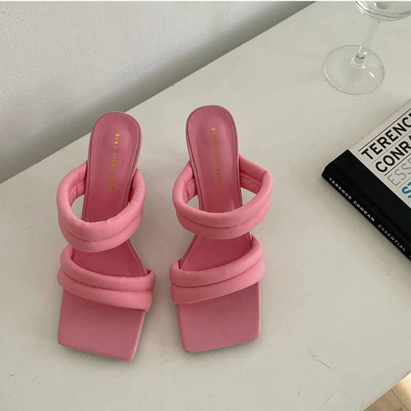 Reiko Double Strap Heel Sandals - Image 9