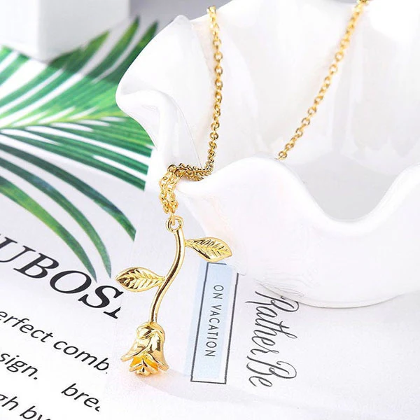 Rose Pendant Necklace - Image 5