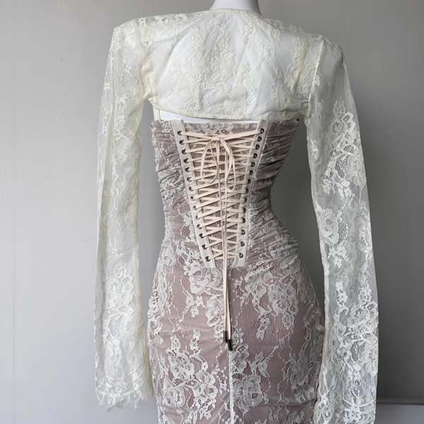 Ruby Elegance 2-Pc Full Lace Maxi Dress - Image 12