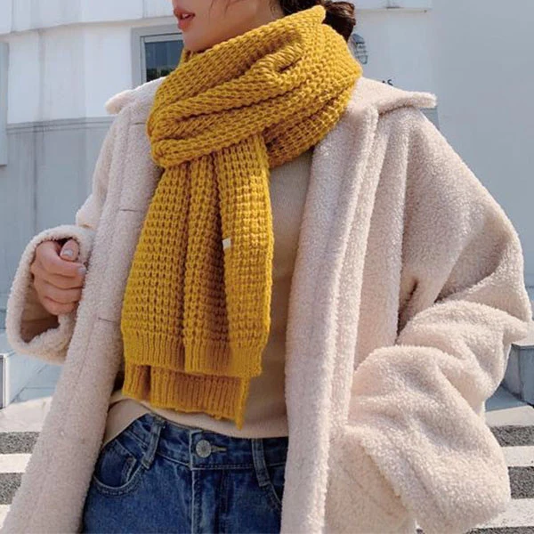 Sandy Chunky Knit Scarf - Image 12