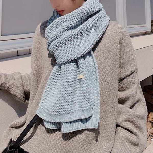 Sandy Chunky Knit Scarf - Image 3