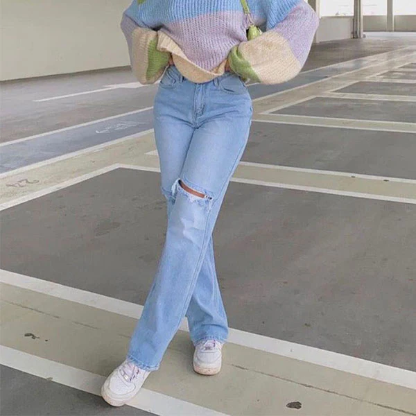 Sophie Wide-Leg Denim Jeans - Image 6