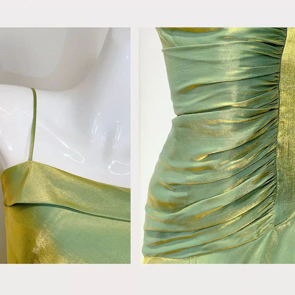 Sora Celestial Green Tiered Ruffles Maxi Dress - Image 7