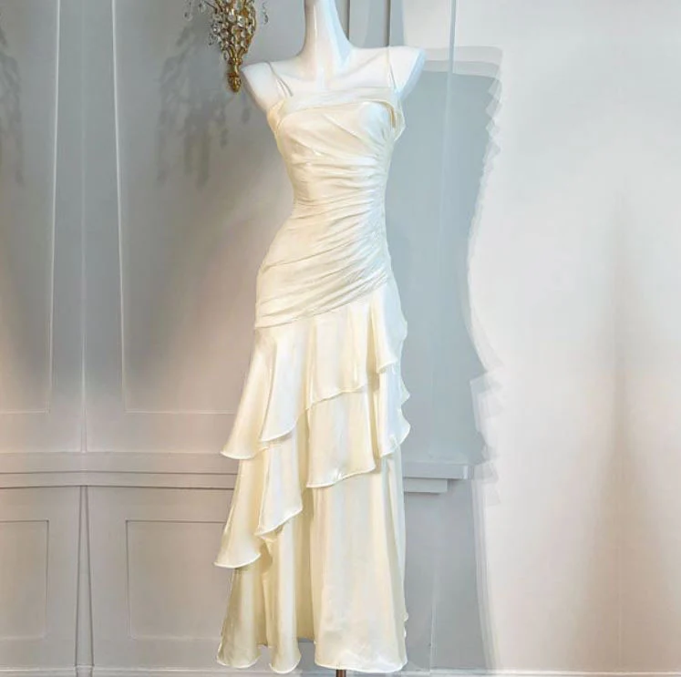 Sora Celestial Ivory Tiered Ruffles Maxi Dress - Image 8