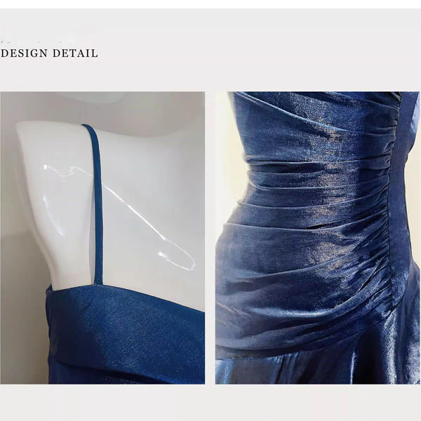 Sora Celestial Navy Tiered Ruffles Maxi Dress - Image 8