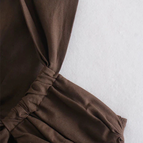 Tara One Shoulder Asymmetrical Crop Top - Image 7