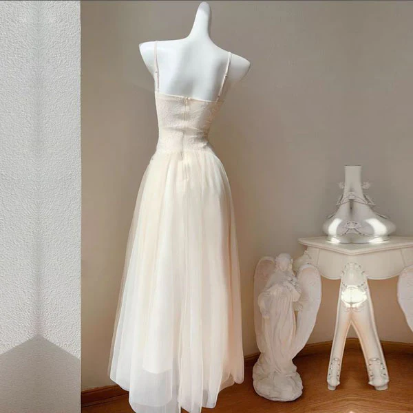 Venetia Romantic Ivory Lace Dress - Image 10