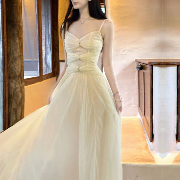 Venetia Romantic Ivory Lace Dress - Image 5