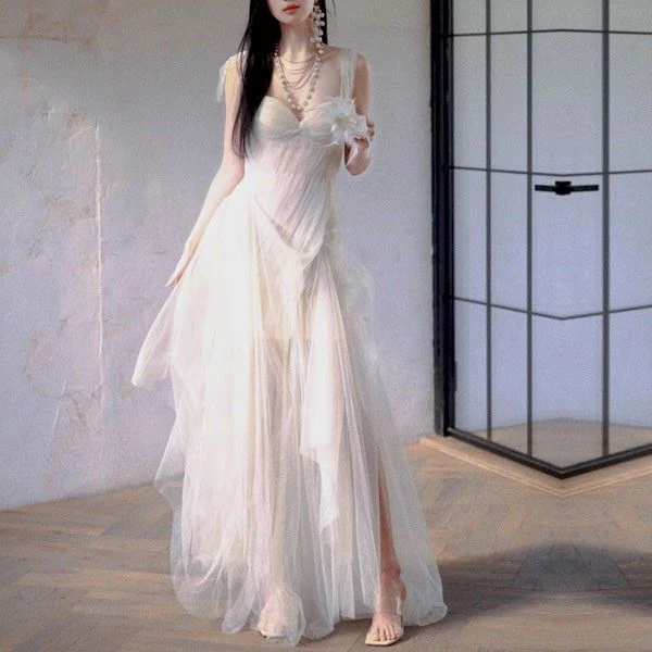 Victoria Ethereal Romantic Layered Tulle Evening Dress